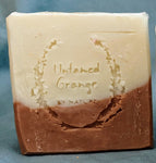 White and Pink Clay Face and Body Soap (approx. 90 grams and 75 grams)