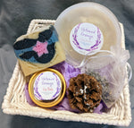 Gift Baskets for Her with Gold Lip Balm