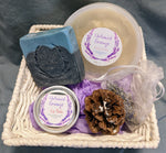 Gift Baskets for Her with Silver Lip Balm